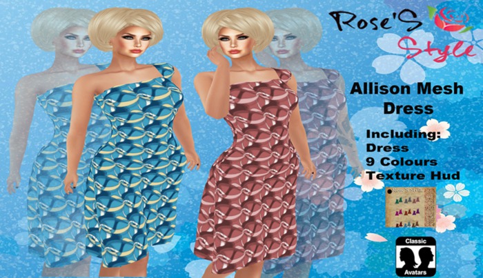 ROSE'S STYLE Allison Mesh Dress (Gift )