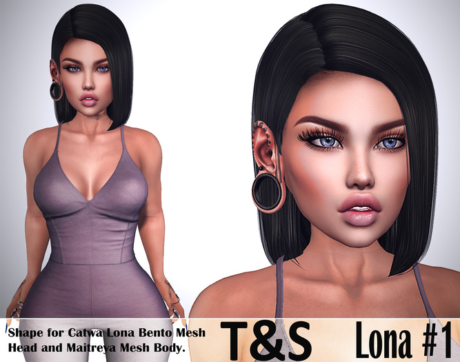 ~T&S~Shape for Catwa HEAD Lona #1