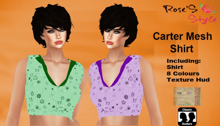 ROSE'S STYLE Carter Mesh Shirt .