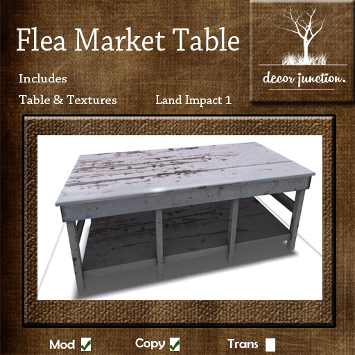 DJ - Flea Market Table