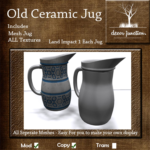 DJ - Mesh Old Ceramic Jug