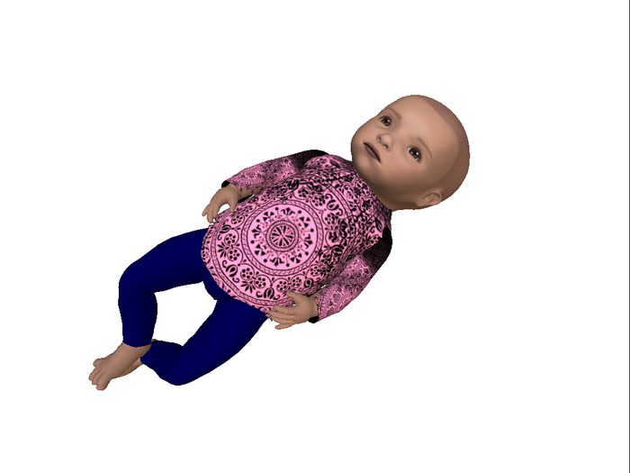 Enigma babies gothic pink outfit