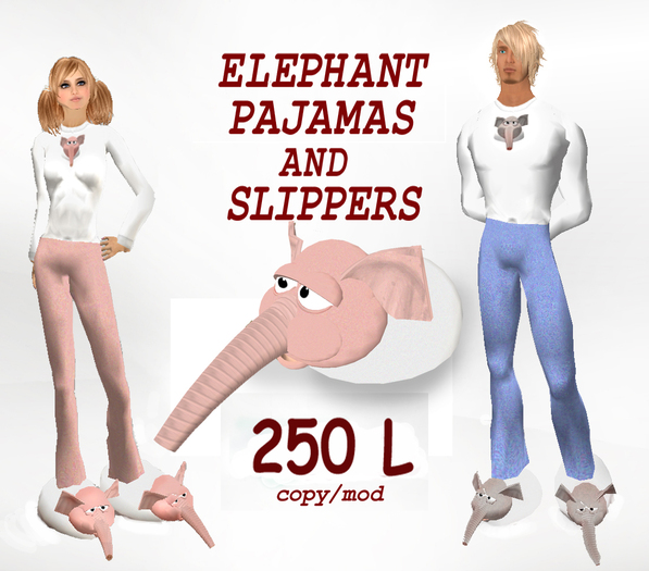 Crate for Cartoonimals ELEPHANT pink slipper L. Collection