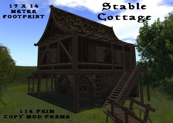 114 prim stable cottage DEMO REZ ME