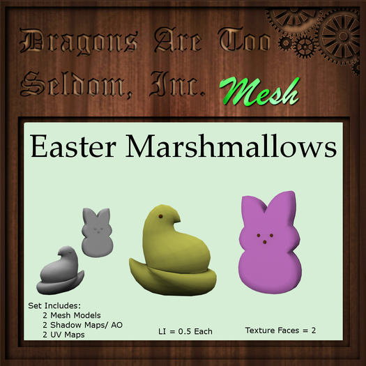 DATSI Mesh - Easter Marshmallows Set