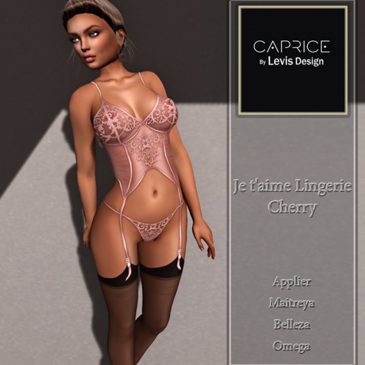 Je t"aime Lingerie Cherry applier
