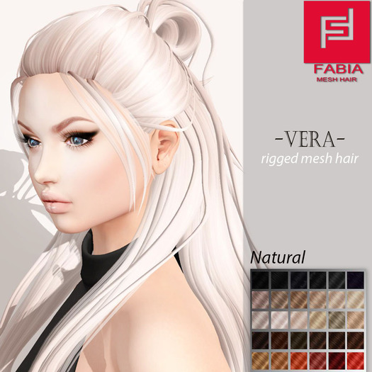 -FABIA- Mesh Hair  <Vera> Natural Tones