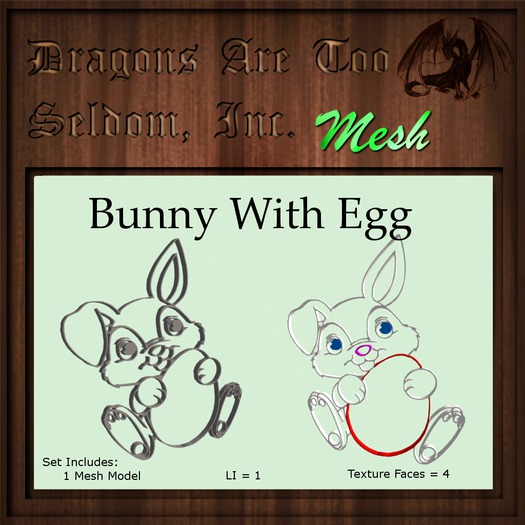 DATSI Mesh - Bunny with Egg Set