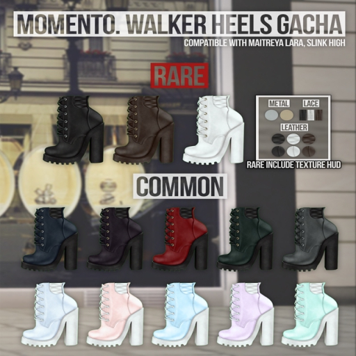 Momento. walker heels violet