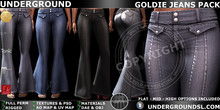 [UG MESH] GOLDIE JEANS PACK (DAE)