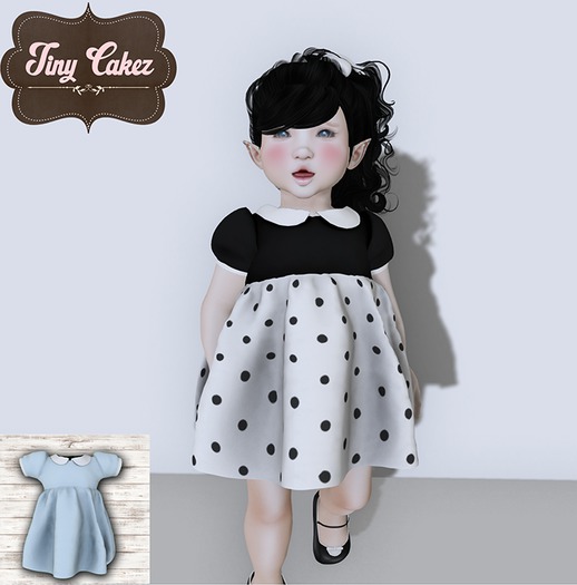 {TC} Swiss Roll Dress - Blue
