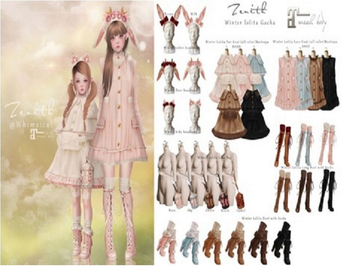 =Zenith=Winter Deer Headband (Brown)