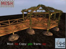 VB Medieval Gazebo (Mesch 27 Prims)