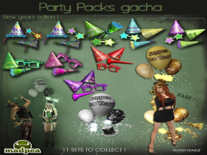 MadPea Party Set RARE Silver
