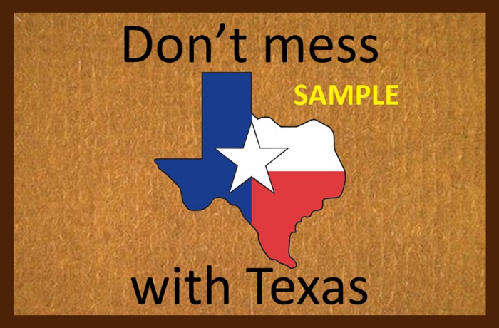 Welcome Mat - Texas
