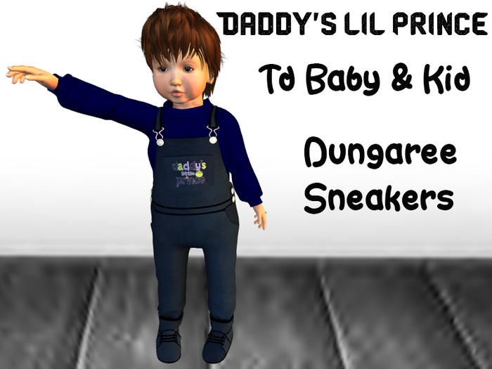 Daddy's Lil Prince Dungaree (Boxed)