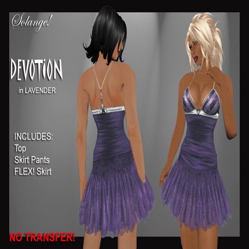 *Solange!* Devotion Dress - LAVENDER