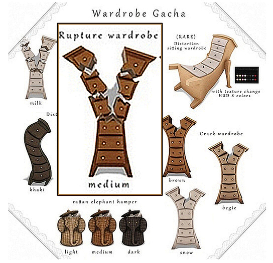 =Zenith=Crack wardrobe (Brown)