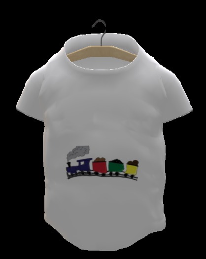 Enigma babies white train t shirt