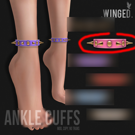 .WINGED. Ankle Cuffs // 