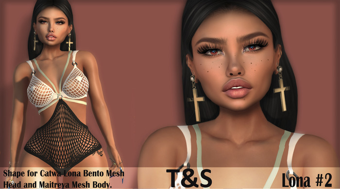 ~T&S~Shape for Catwa HEAD Lona #2