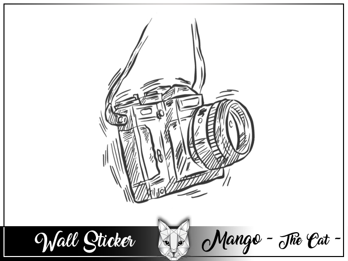 Wall Sticker - Photo Camera 
