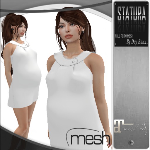 Second Life Marketplace Dresstunic for pregnantMaitreya Full Perm DEMO