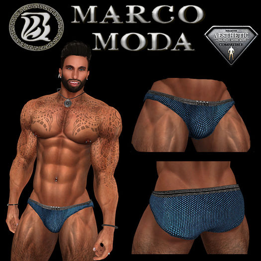 MM BIG SUR SPEEDOS BLUE - LOW RISE NIRAMYTH AESTHETIC