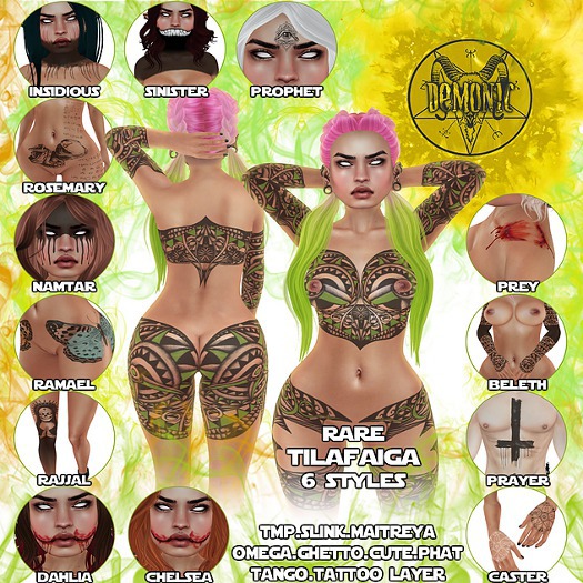 [Demonic] Namtar Tattoo -boxed-