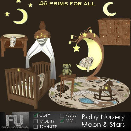 Baby Nursery Moon & Stars.