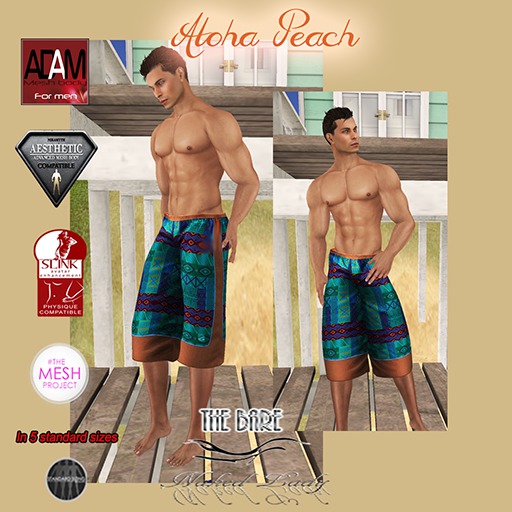 Board Shorts~Aloha Peach