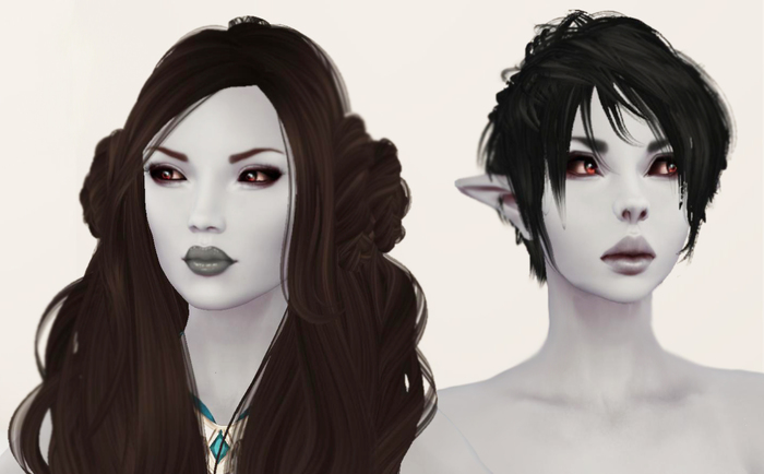 Pie-Tin: Lexis/Lex - Gray Elf - Face - Omega Appliers