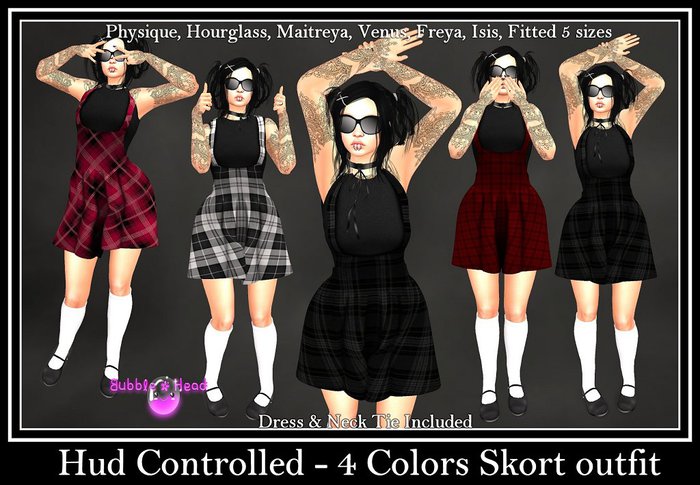 !!Bubblehead!! - Skort outfit Demo