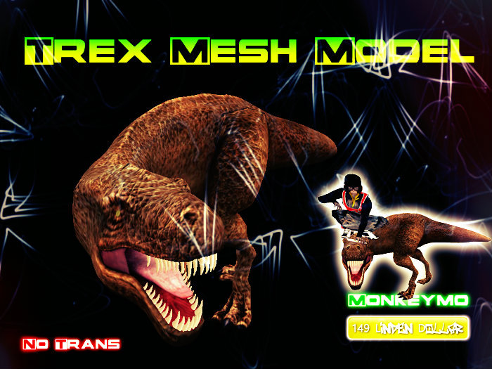 Trex Mesh Model - Monkeymo