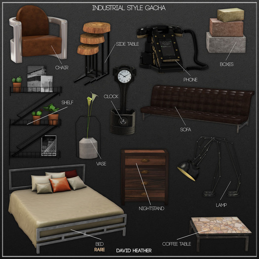 -David Heather-Industrial Style Clock