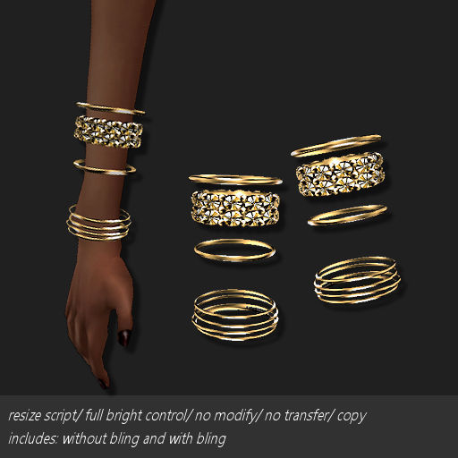 [DEMO] BRACELET LINKED-RSTON GOLD     -RYCA-