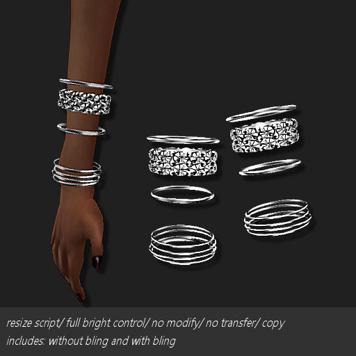 BRACELET LINKED-RSTON PLATINUM      -RYCA-