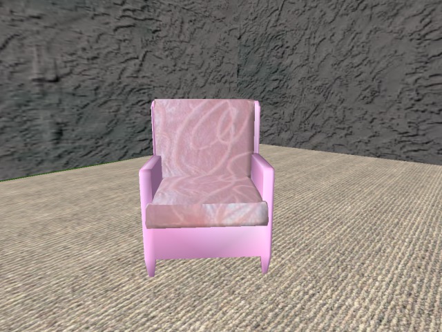 Pink Floral Chair (boxed)