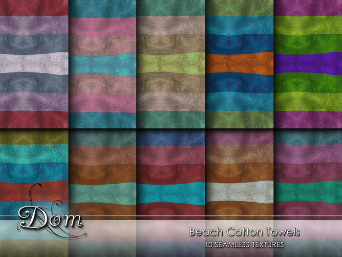Dom ~ Beach Cotton Towel Textures