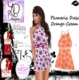 LP Designs Plumeria Orange-Cream