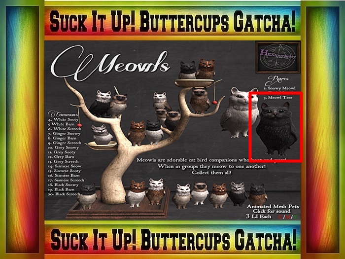 2. *HEXtraordinary* Black Meowl - RARE