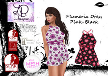 LP Designs Plumeria  Pink-Blue
