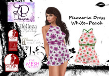 LP Designs Plumeria White-Peach
