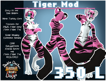 ::DDD:: Snaggle Tiger [Pink](add me)