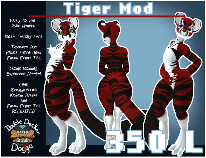 ::DDD:: Snaggle Tiger [Red]
