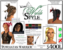 -Powhatan Warrior- A Wylde Style by Khyle Sion at ~Refined Wild~