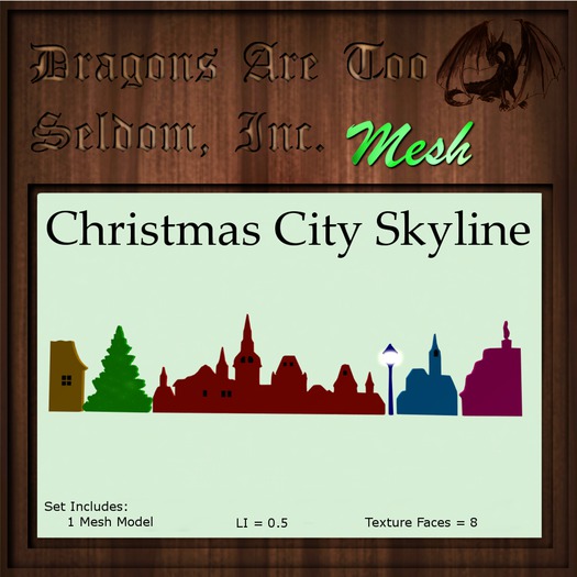 DATSI Mesh - Christmas City Skyline Set