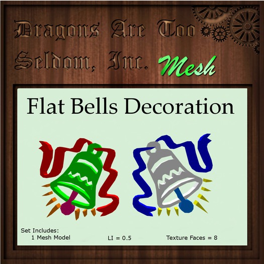 DATSI Mesh - Flat Bells Decoration Set