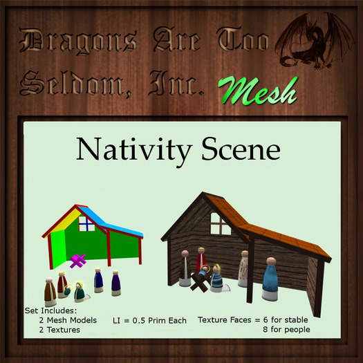 DATSI Mesh - Nativity Scene Set