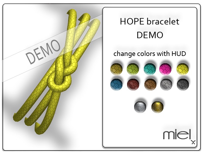 MIEL HOPE BRACELET UNISEX DEMO